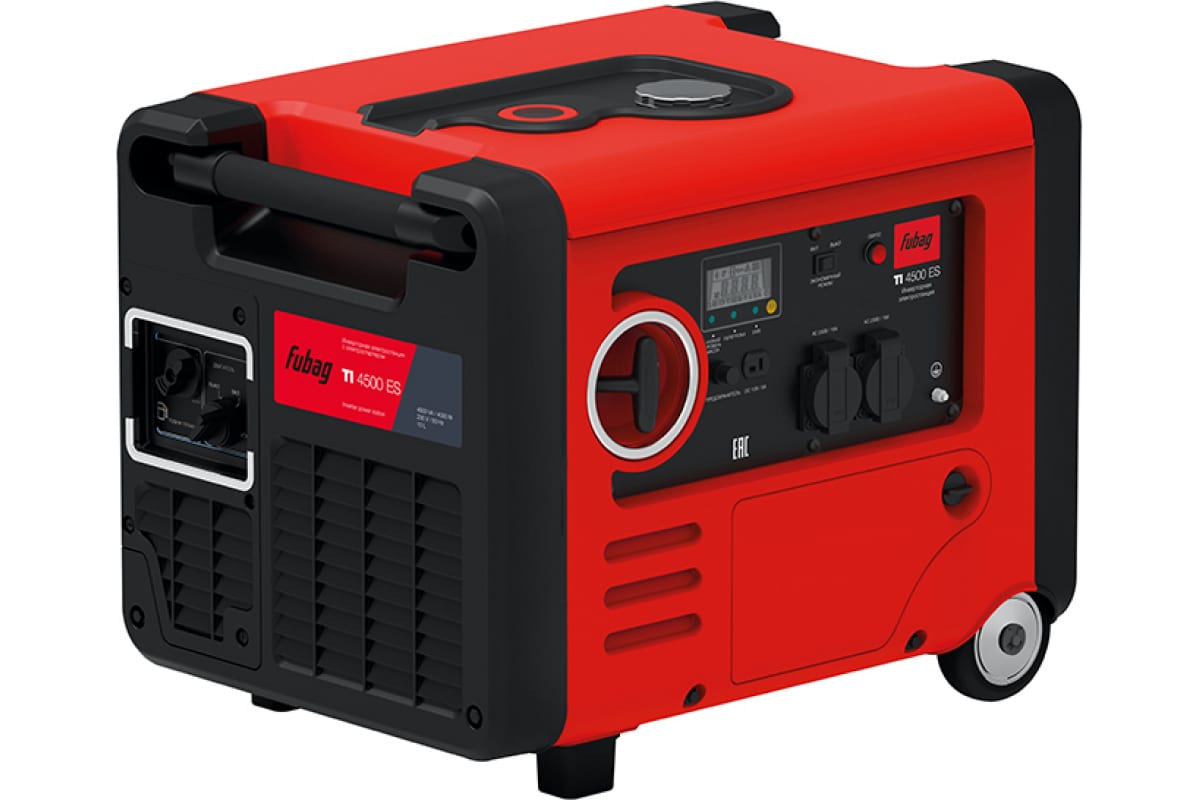 Электростанция инверторная TI 4500 ES в кожухе FUBAG