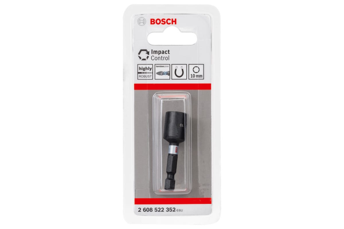 BOSCH торцевая головка impact control, 10мм 2608522352