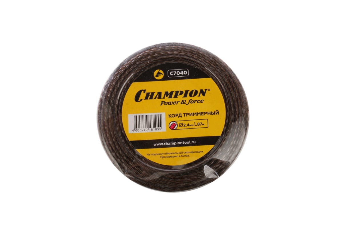 CHAMPION Корд трим.  Magic 2.4мм*87м (витой квадрат) C7040 Корды CHAMPION