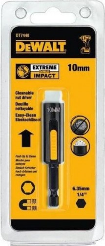 DeWalt DT7440-QZ Торц.ключ IMPACT 10мм, магн. Easy Clean  