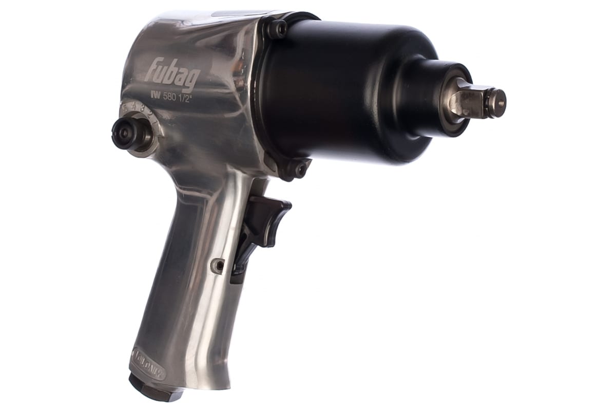 FUBAG Пневмогайковерт ударный IW580  1/2" (226л/м_576Нм_6.3бар_1/2")