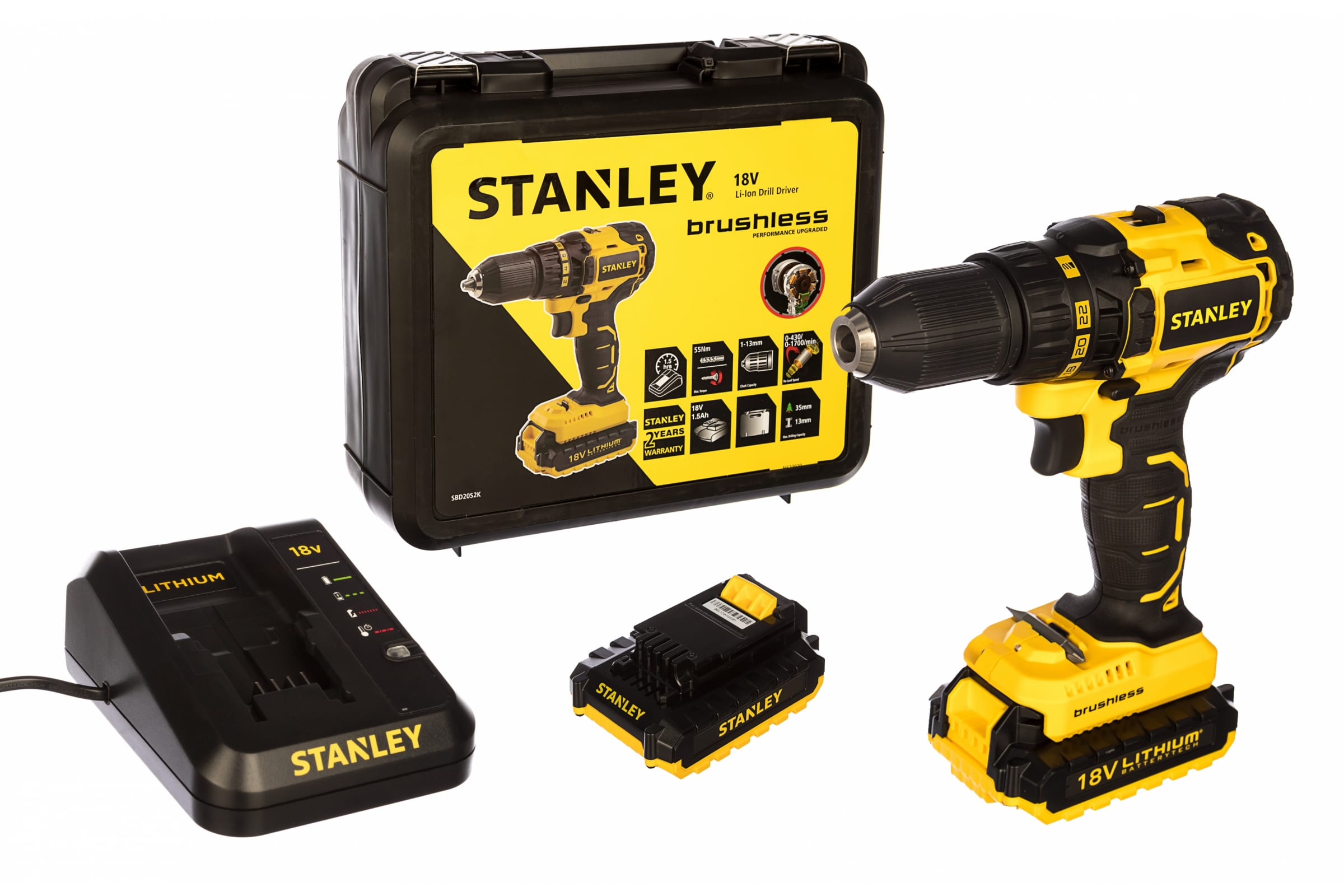 STANLEY SBD20S2K Дрель-шуруповерт аккумуляторная 