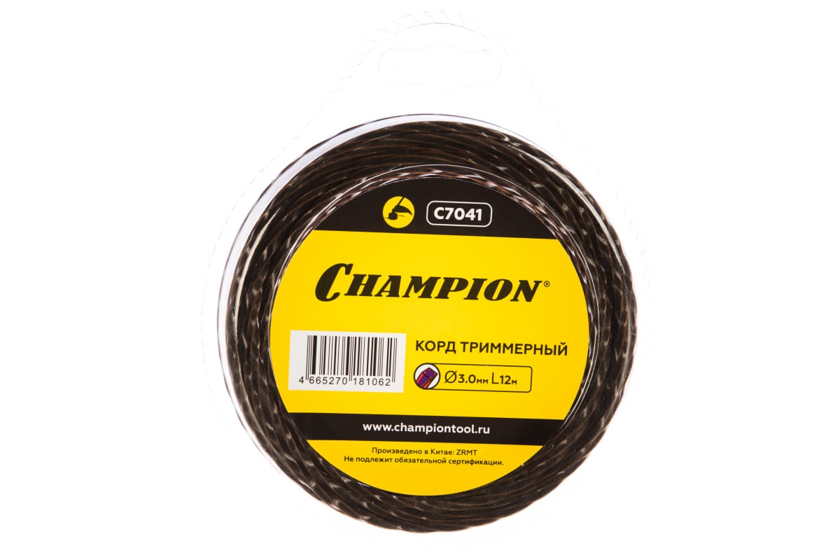 CHAMPION Корд трим.  Magic 3.0мм* 12м (витой квадрат) C7041 Корды CHAMPION
