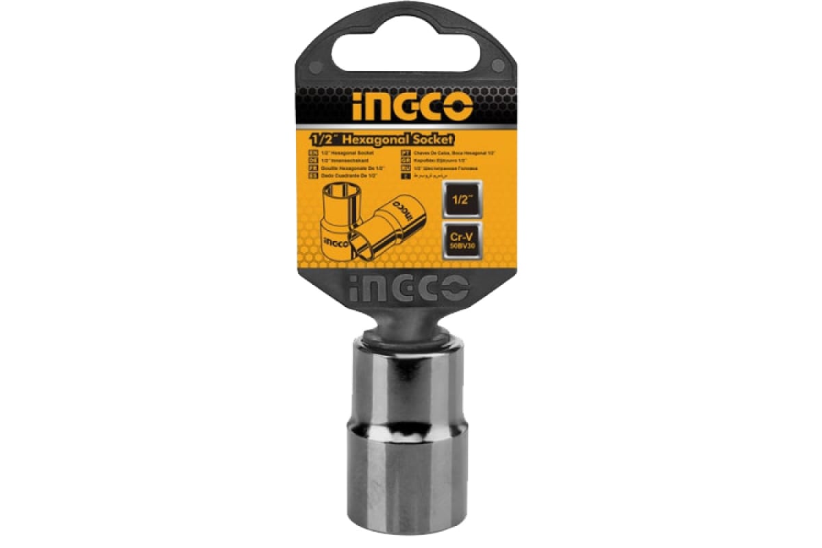 Головка шестигранная 1/2" INGCO HHAST12101