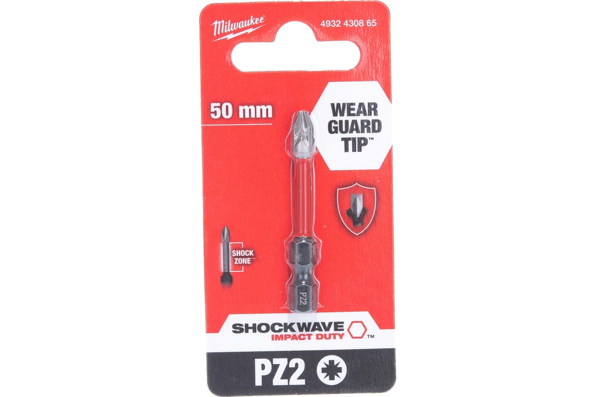 Насадка Milwaukee SHOCKWAVE PZ2 50мм (1шт) Milwaukee