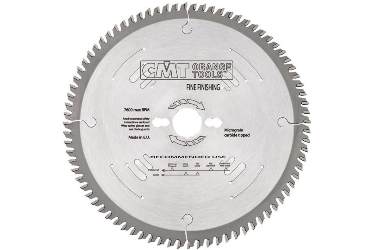 Диск пильный 305x30x3,2/2,2 -5° 15° ATB Z=72 294.072.22M CMT