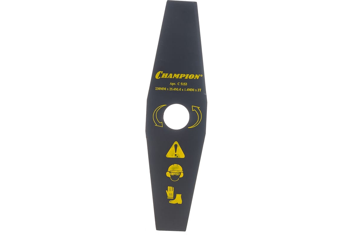 CHAMPION Нож для жесткой травы  2/230/25,4 (FS55,70,80,85,100,120,130,250;125R,235R) C5153 Ножи для 