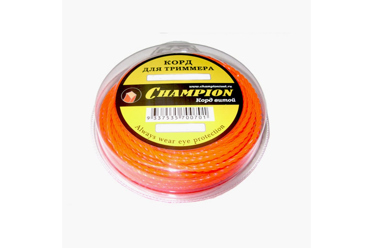 Корд трим. CHAMPION Twisted Square 2.4мм* 12м (витой квадрат), CHAMPION