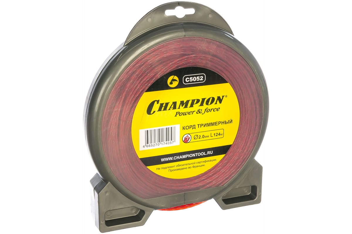 Корд трим. CHAMPION Spiral Pro 2.0мм*124м (витой), CHAMPION