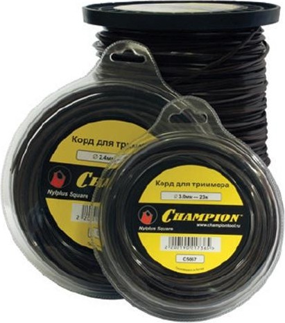 CHAMPION Корд трим.  Nylplus Square 2.4мм* 15м (квадрат) C5065 Корды