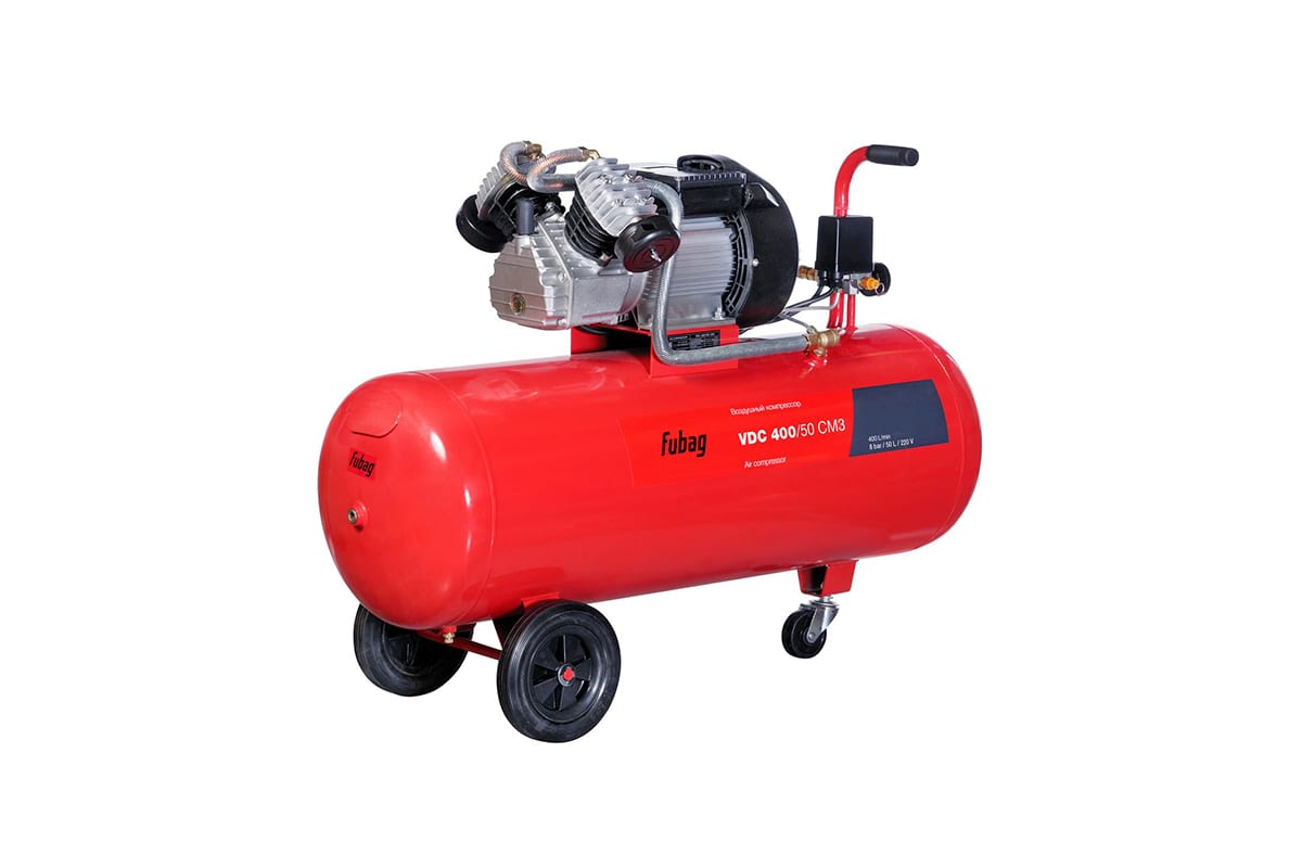 Компрессор VDC 400/50 CM3 (400 л/мин_50л_8бар_2.2кВт) FUBAG