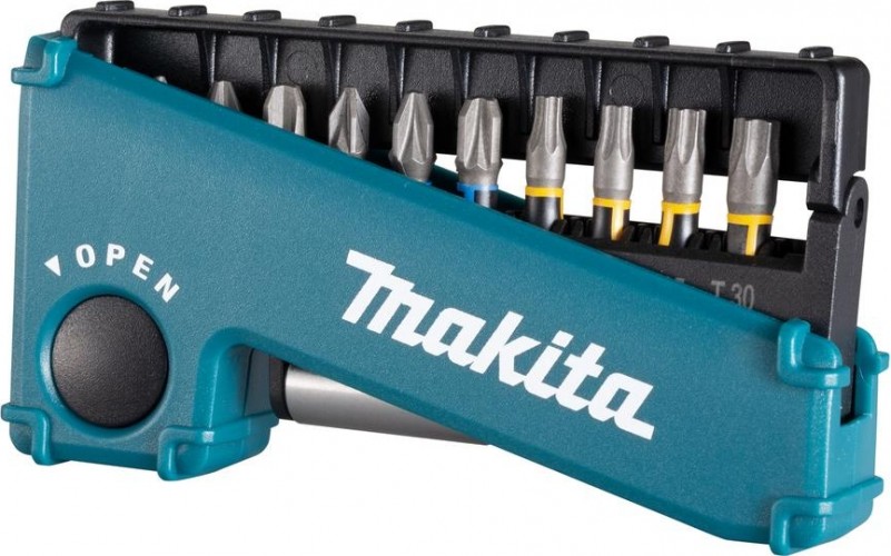 Makita E-03567 Набор 11шт,биты ударн PH1\2\3, PZ1\2\3, T15\20\25\30,держ-ль магн