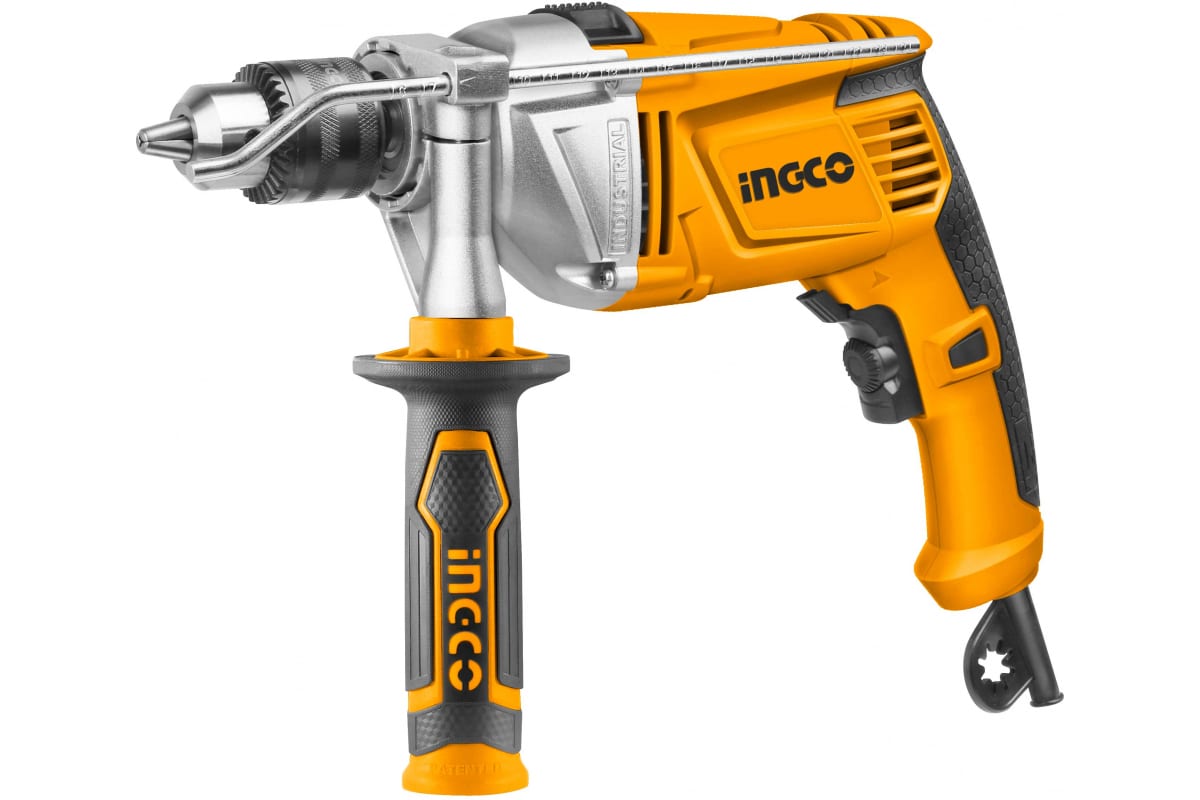 Электрическая дрель ударная 1100Вт 1.5-13 мм INGCO ID11008 INDUSTRIAL