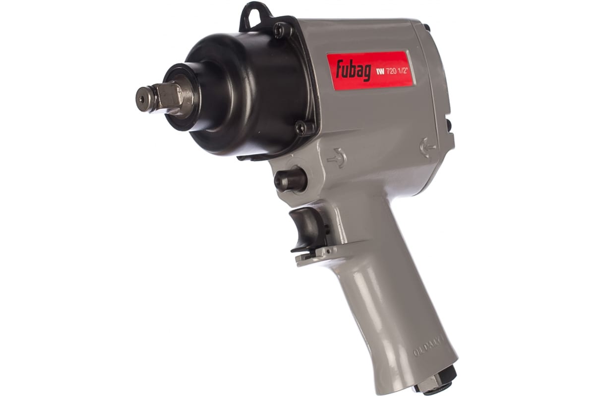 FUBAG Пневмогайковерт ударный IW720 1/2''  (226л/м_720Нм_6.3бар_1/2'') + набор головок_кейс