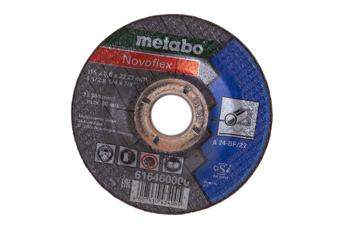 Metabo Круг обдирочный сталь Novoflex 115x6,0 А30