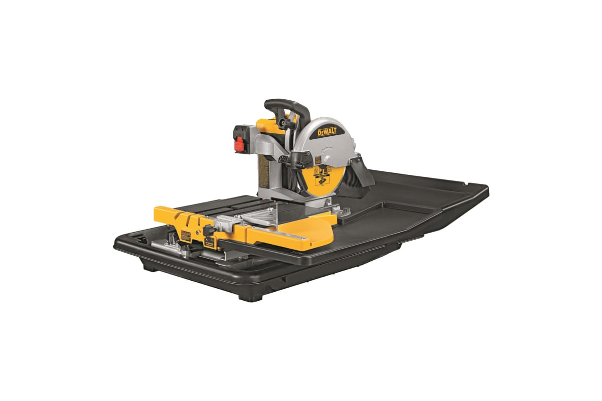 DeWalt Пила по камню и керамической плитке, 1600 Вт, диск 250х25.4, глубина реза 95 мм, 32 кг 