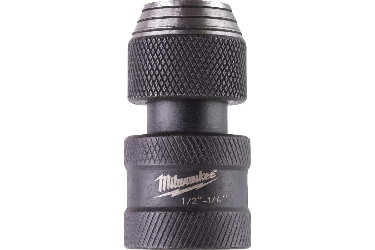 Переходник с 1/2" квадратный хвостовик на 1/4"HEX  (замена для 48034410) Milwaukee