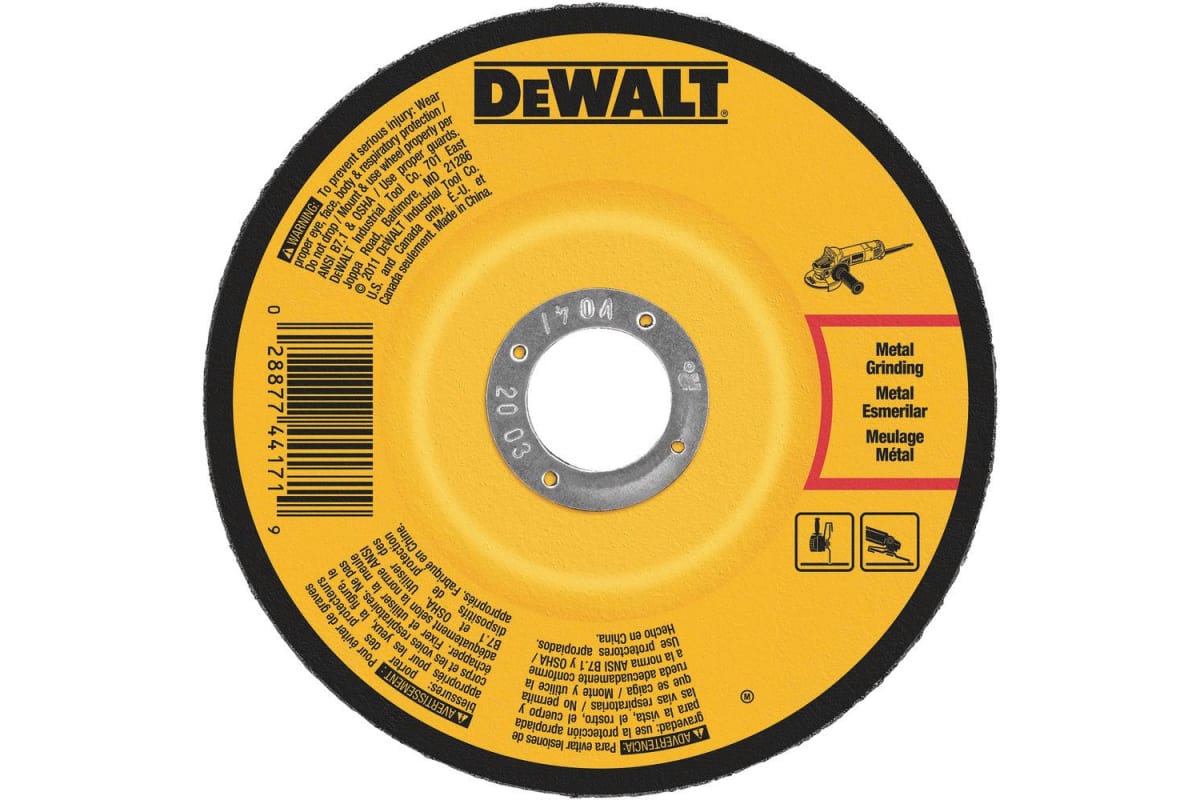 Круг зачистн. п/мет. HP 230 x22.2x 6.0 DW4549AIA-AE DeWalt