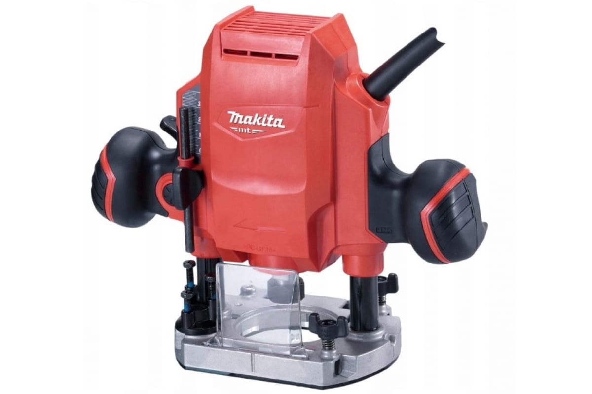 Makita M3601 Фрезер,900Вт,27000об\м,ход-35мм,цанга-6\8мм,2.7кг,кор,пар. упор,фреза