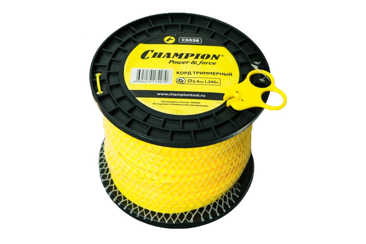 CHAMPION Корд трим.  Star 2.4мм*245м (звезда) C5036 Корды