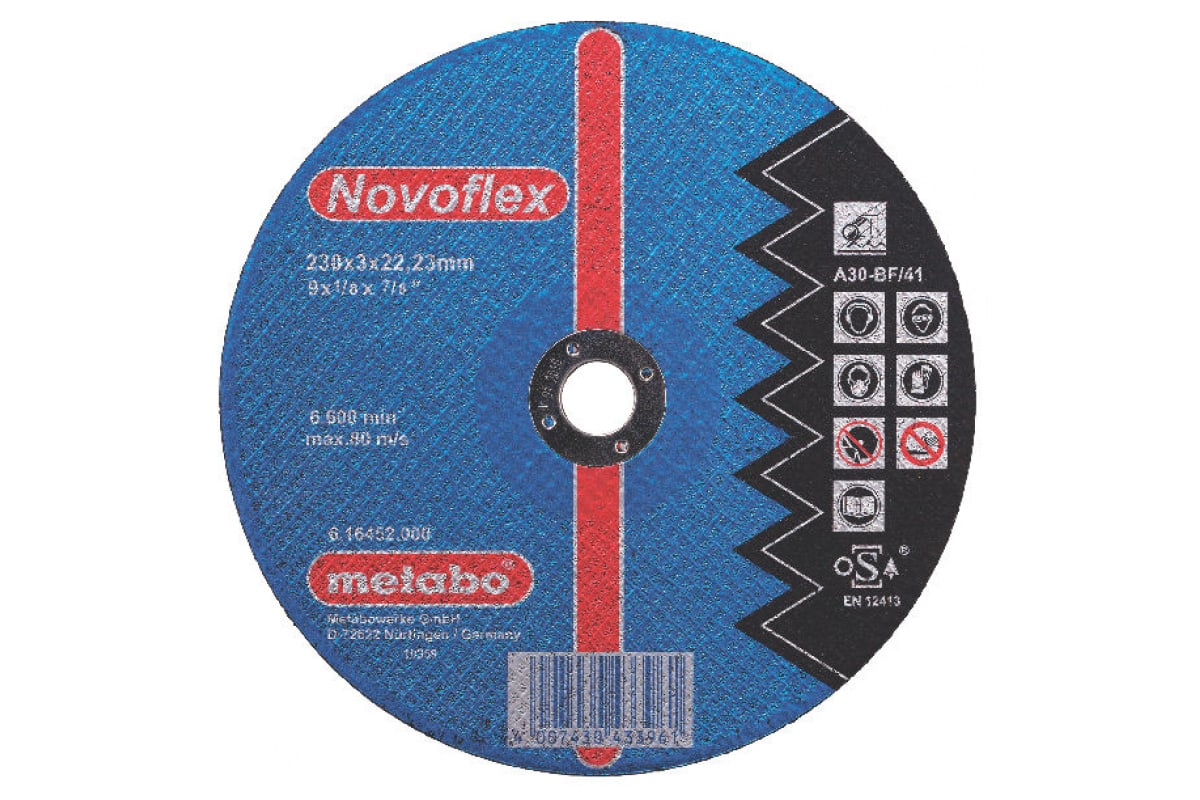 Metabo Круг отр сталь Novoflex 125x2,5 прямой А30