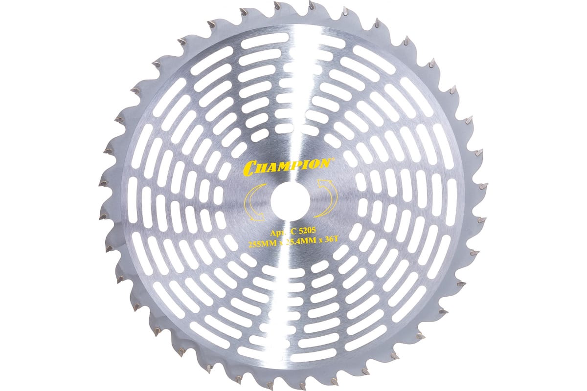CHAMPION Нож с зубцами из твердого сплава Super Light 36/255/25,4 (SRM-330ES/SRM-350ES,4605)