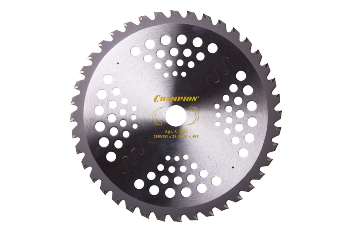 Нож с зубцами из твердого сплава  Ninja 40/255/25,4 (SRM-330ES/SRM-350ES,4605), C5182 C5182 CHAMPION