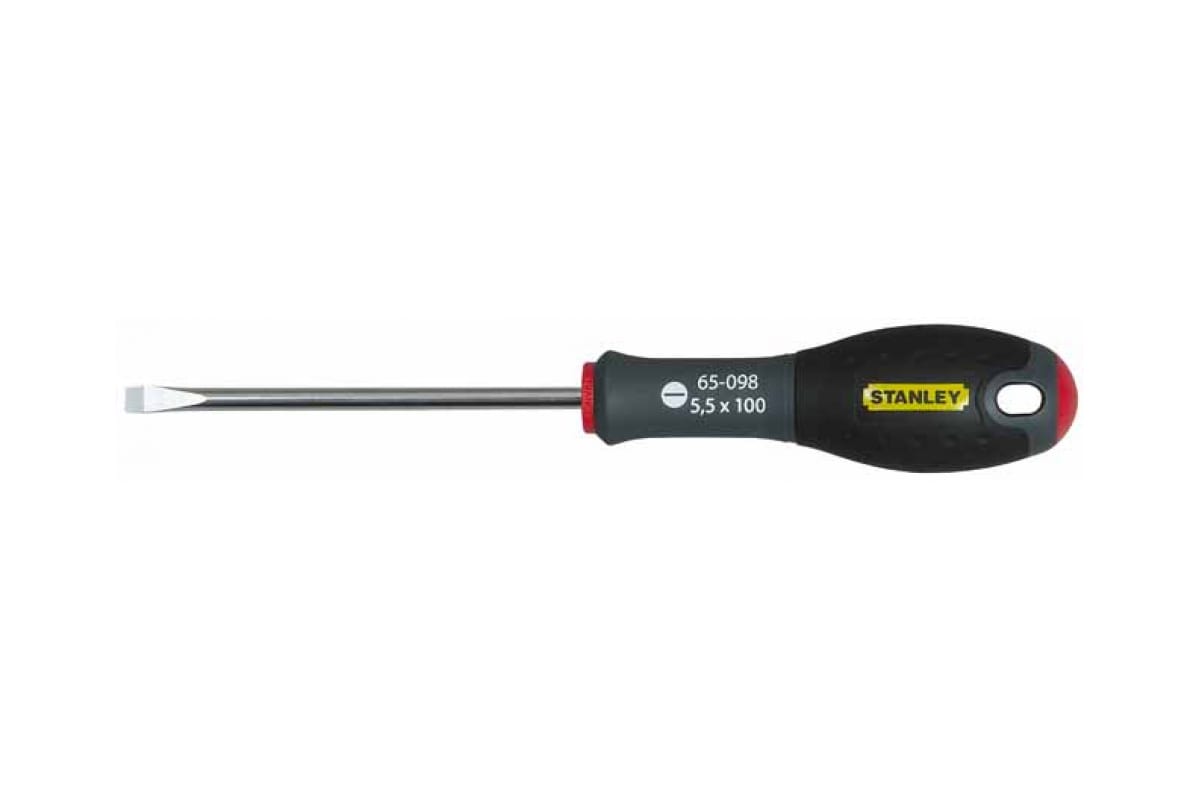 Stanley отвертка "fatmax" под прямой шлиц 5,5 х 100мм б/уп. (1-65-098)