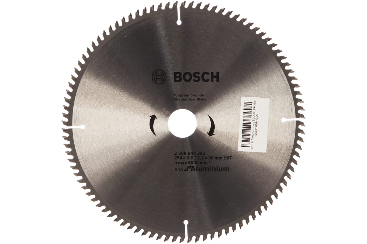 BOSCH пильный диск ECO AL 254X30-96T 2608644395