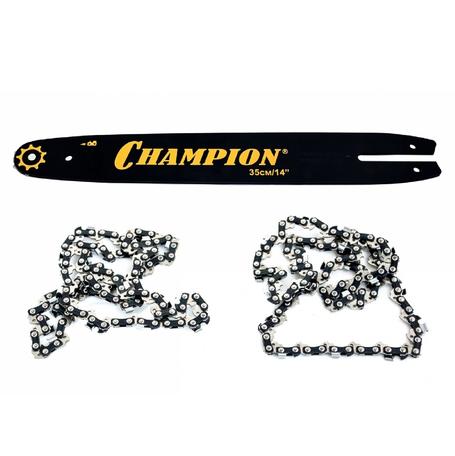 Набор Шина CHAMPION 14"-РМ-52 зв. + 2 цепи (140SDEA041), CHAMPION