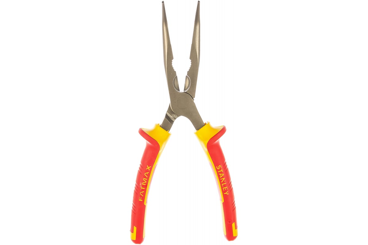 Stanley плоскогубцы электрика с изогнутыми губками 200mm / 1000в (0-84-008)