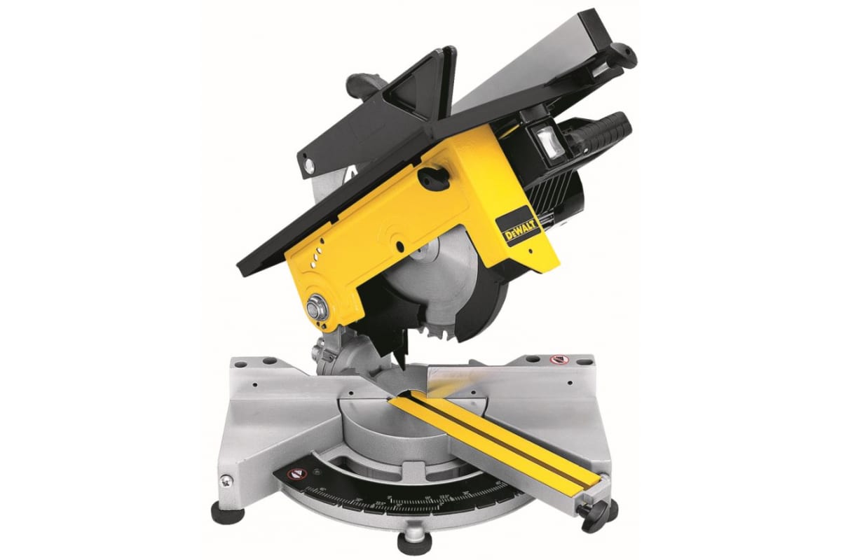DeWalt DW711-QS Торцовочная пила 1300 Вт, 2750 об/мин, диск 260х30 мм, 
