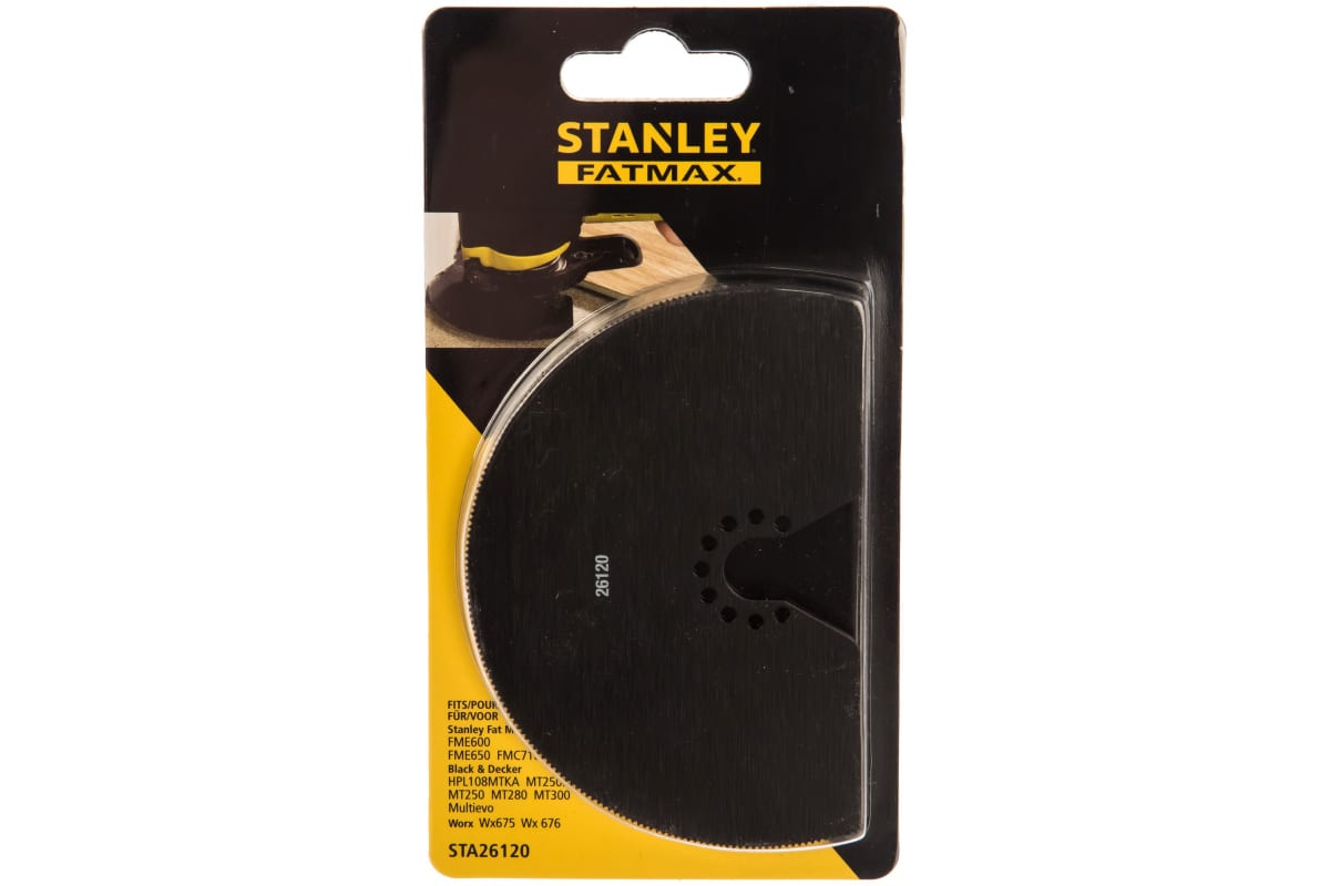 Насадка д/мультитул STANLEY/B+D, погруж.пильн.полотно, 100мм HSS п/дер. Stanley