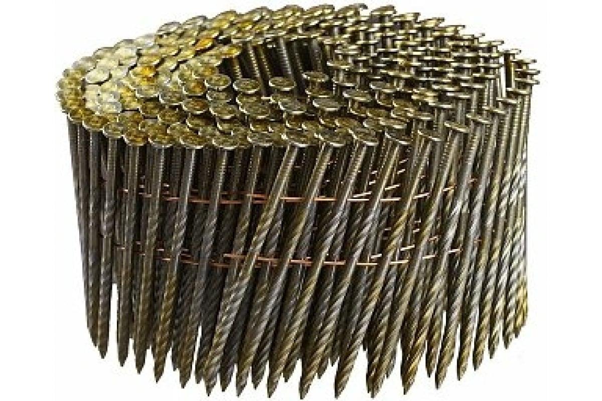 Гвозди барабанные для N90C_2.87x75 мм_кольцевая накатка_250 шт. FUBAG