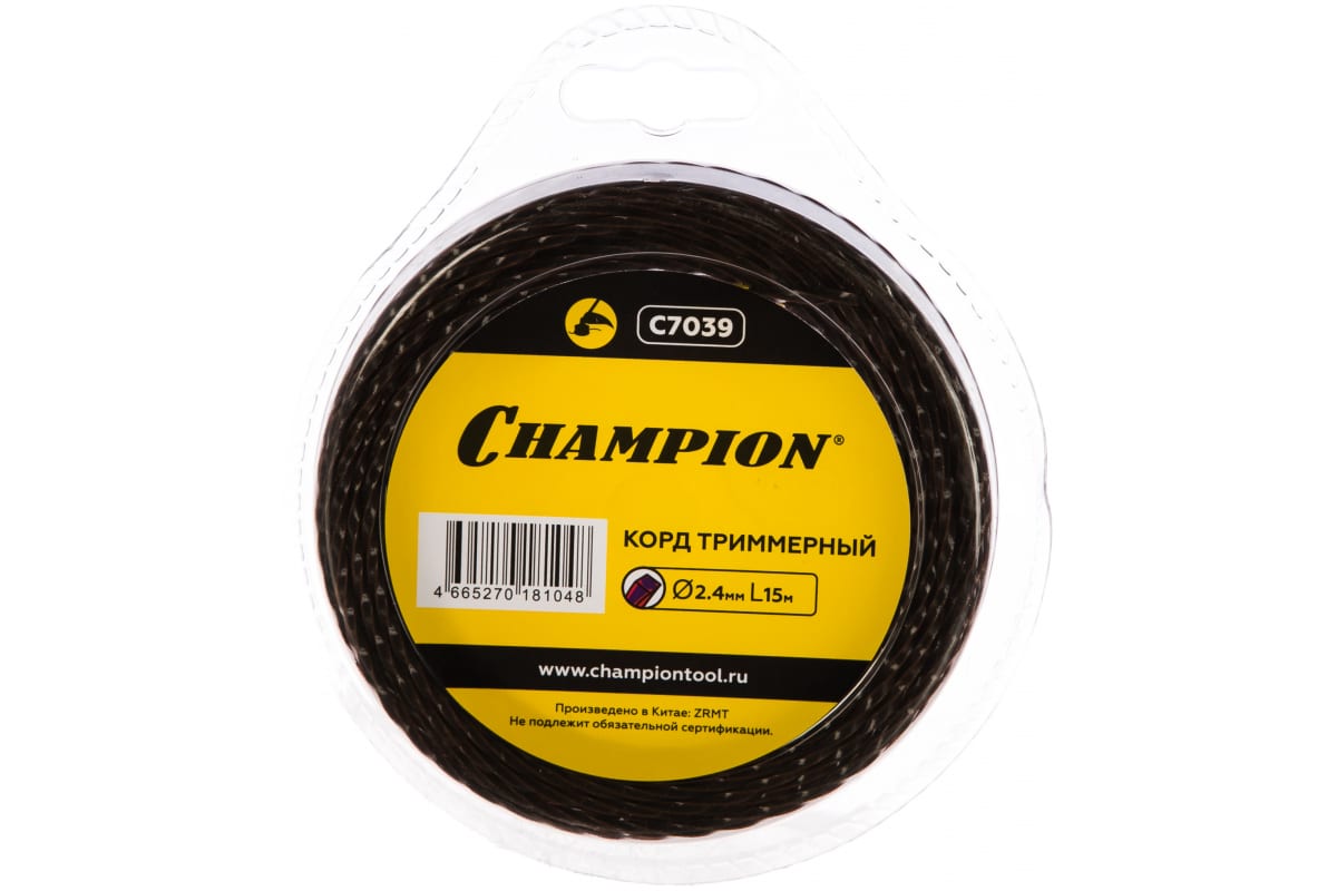 CHAMPION Корд трим.  Magic 2.4мм*15м (витой квадрат) C7039 Корды CHAMPION