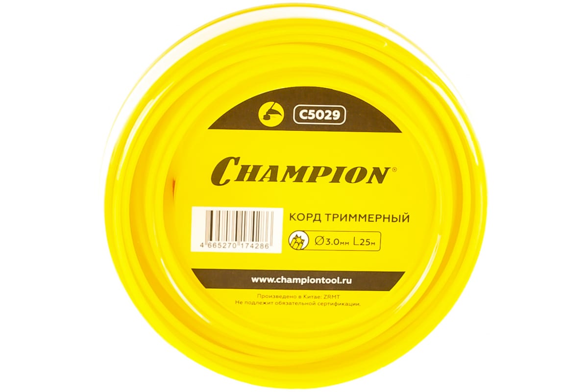 Корд трим. CHAMPION Star 3.0мм*25м (звезда), CHAMPION