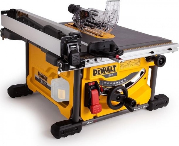 Бесщеточная настольная пила ,DeWalt DCS7485N-XJ 5800 об/мин, 210х30мм,глубина реза 65 мм