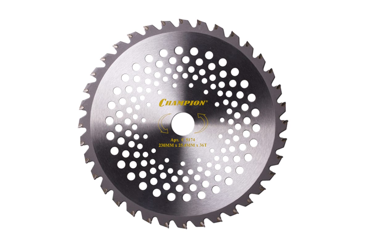 Нож с зубцами из твердого сплава  Dragon 36/230/25,4 (SRM-2305SI,SRM-2655SI), C5174 C5174 CHAMPION