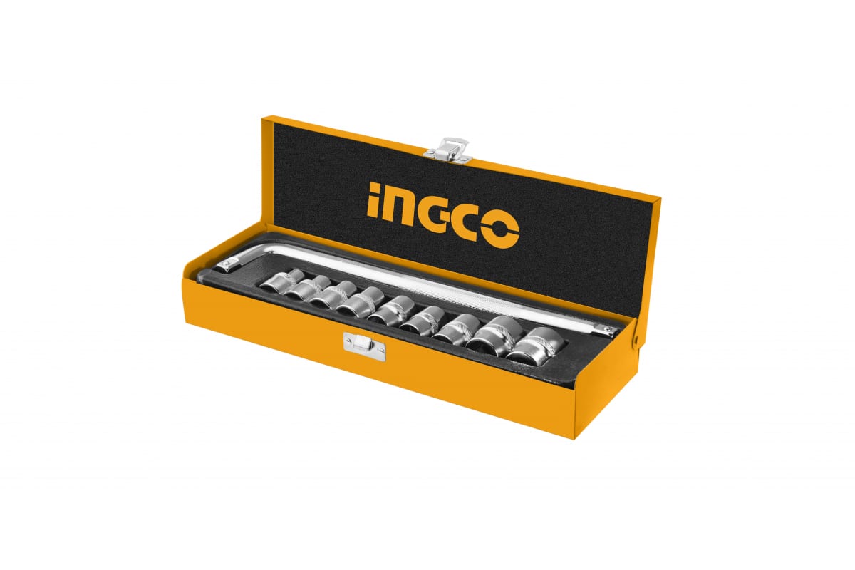 Набор торцевых головок 1/2" 10шт INGCO HKTS12101