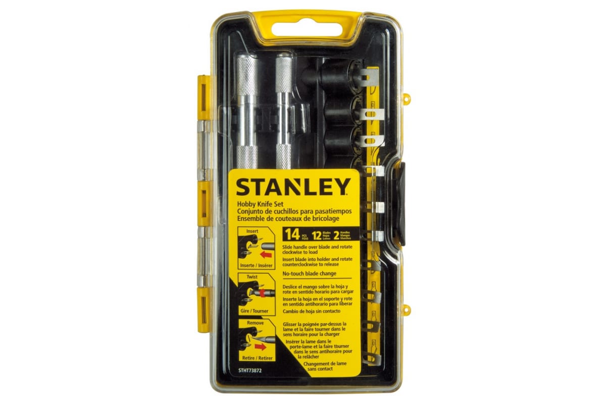 НАБОР НОЖЕЙ С ЛЕЗВИЯМИ ДЛЯ ПОДЕЛОЧНЫХ РА Stanley STHT0-73872