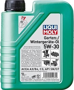 39018 LiquiMoly НС-синт. мот.масло д/зим.сад.техн. Garten-Wintergerate-Oil 5W-30 CF/SN C3 (1л)
