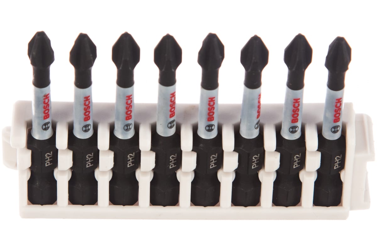 Набор ударных бит для шуруповерта Bosch Impact Control PH2 (8шт.) BOSCH 2 608 522 330