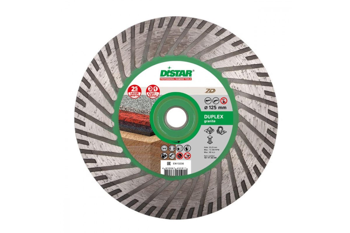 DISTAR 1A1R Turbo 125x2,8x8x22,23/M14F Duplex