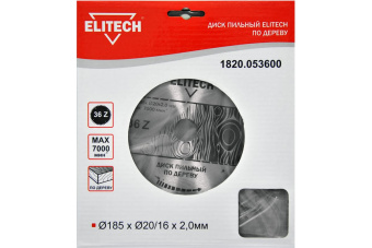 ELITECH 1820.053600 Диск пильный