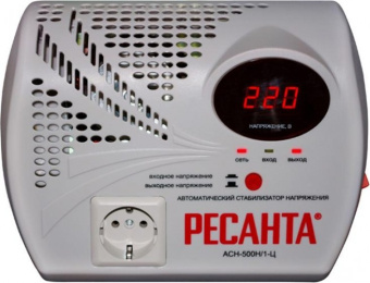 РЕСАНТА Стабилизатор АСН-  500 Н/1-Ц (140-260в, 500вт, при U=190вольт)