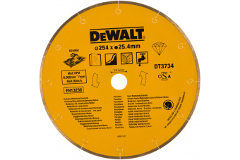 DeWalt Алм.круг сплошной универс.мокр.250х25.4,h=5мм 