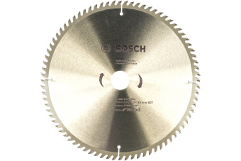 Пильный диск Bosch ECO WO 254x30-80T по дереву 2608644384