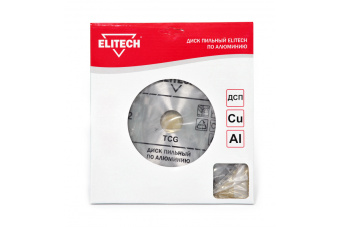ELITECH 1820.116400 Диск пильный, д\алюминия, ф190х30 60зуб