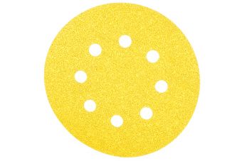 DeWalt Шлифкруги 125мм, 8 отв., 60G, 25шт 