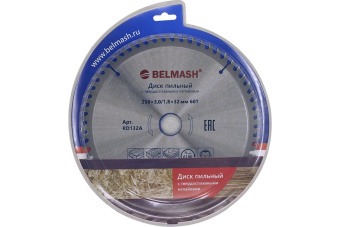 Диск пильный BELMASH 250x3/1,8x32/30; 60T